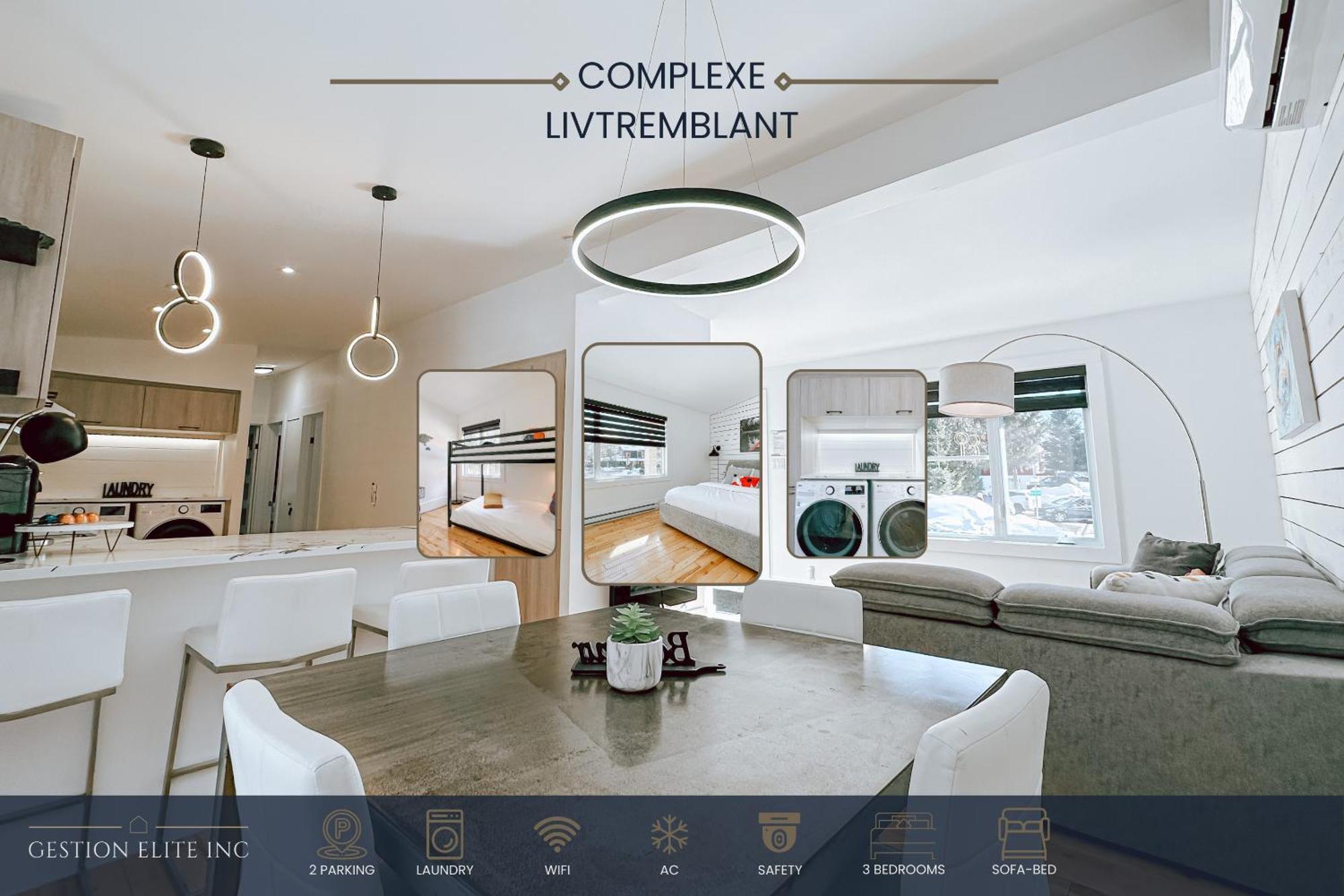 Апартаменты Complexe Livtremblant By Gestion Elite - Liv1 Мон-Трамблан Экстерьер фото